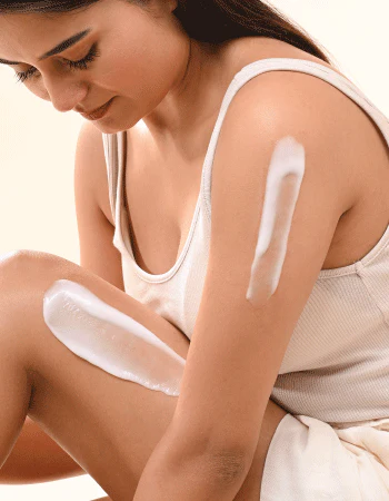 Soft, healthy skin with dry skin care.