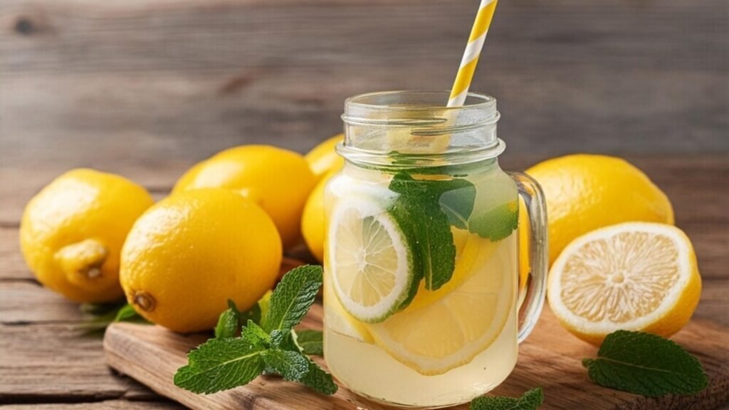Lemon Detox Water for Weight Loss in Summer