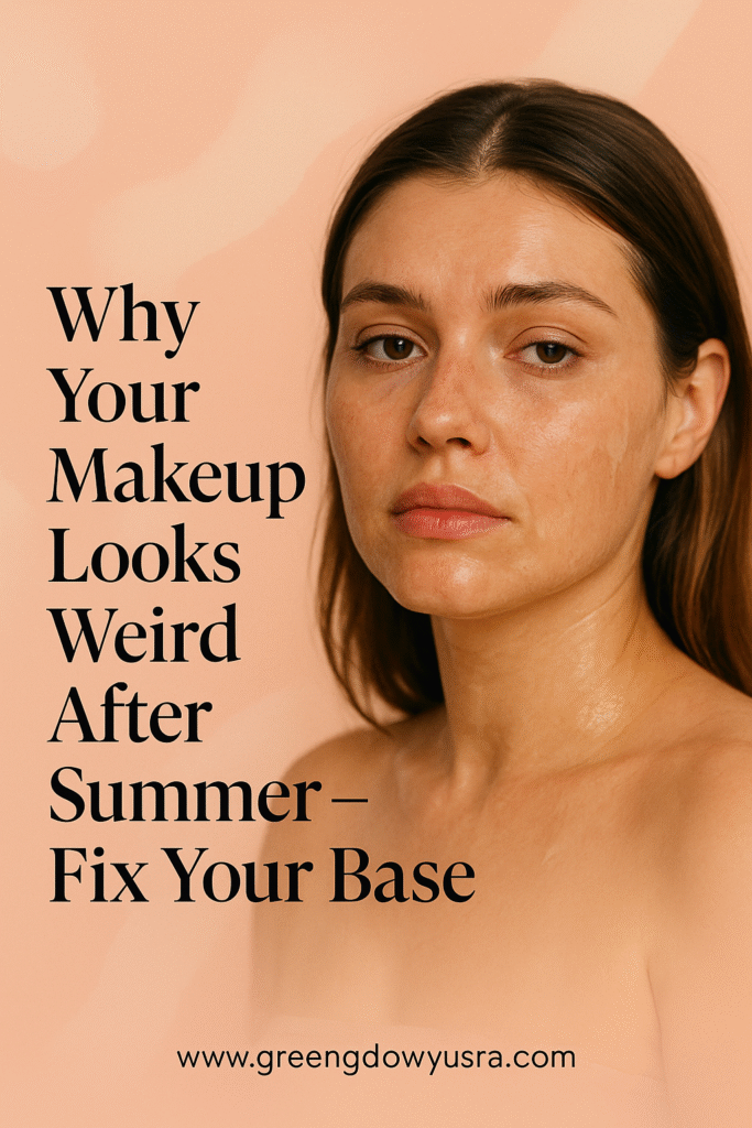 Melted summer makeup issue
