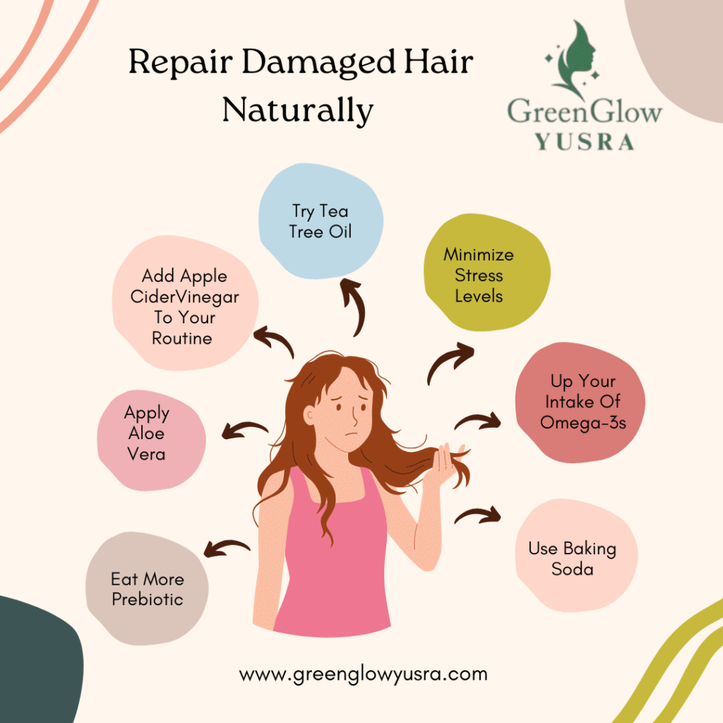 How to repair dry and damaged hair